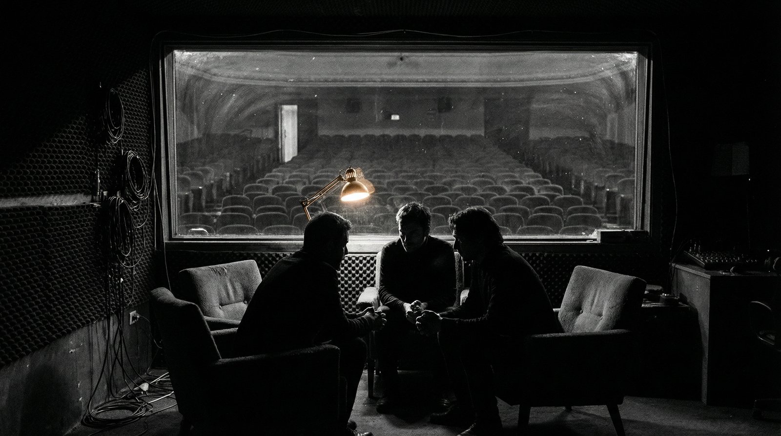 An Audience Watches. A Room Belongs.